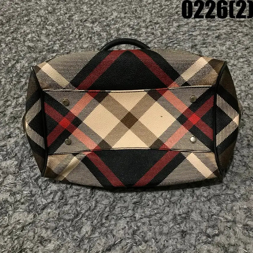 [BUNJANG] DAKS Checkered Tote Bag / 닥스 DAKS 체크무늬 토트백