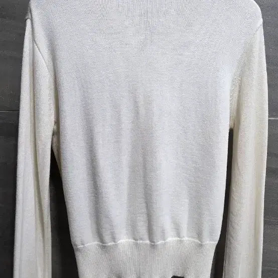 [BUNJANG] WIDA Wool Blend Color Block Cardigan Ensemble / WIDA 위다, 울혼방  앞면과 소매 배색 가디건 앙상블 F