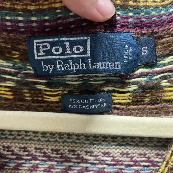 [BUNJANG] Polo Ralph Lauren Fair Isle Knit Vest - Size S / 폴로 랄프로렌 페어아일 니트 베스트 S