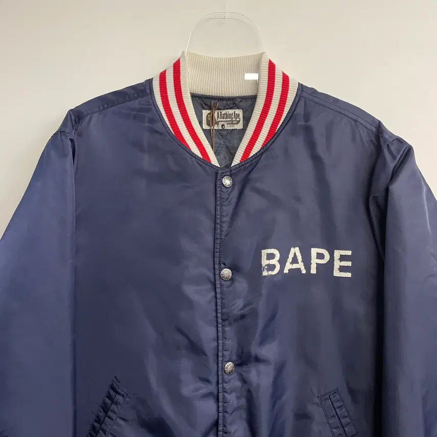 [BUNJANG] BAPE Spell Out Varsity Jacket / 베이프 스펠아웃 바시티자켓