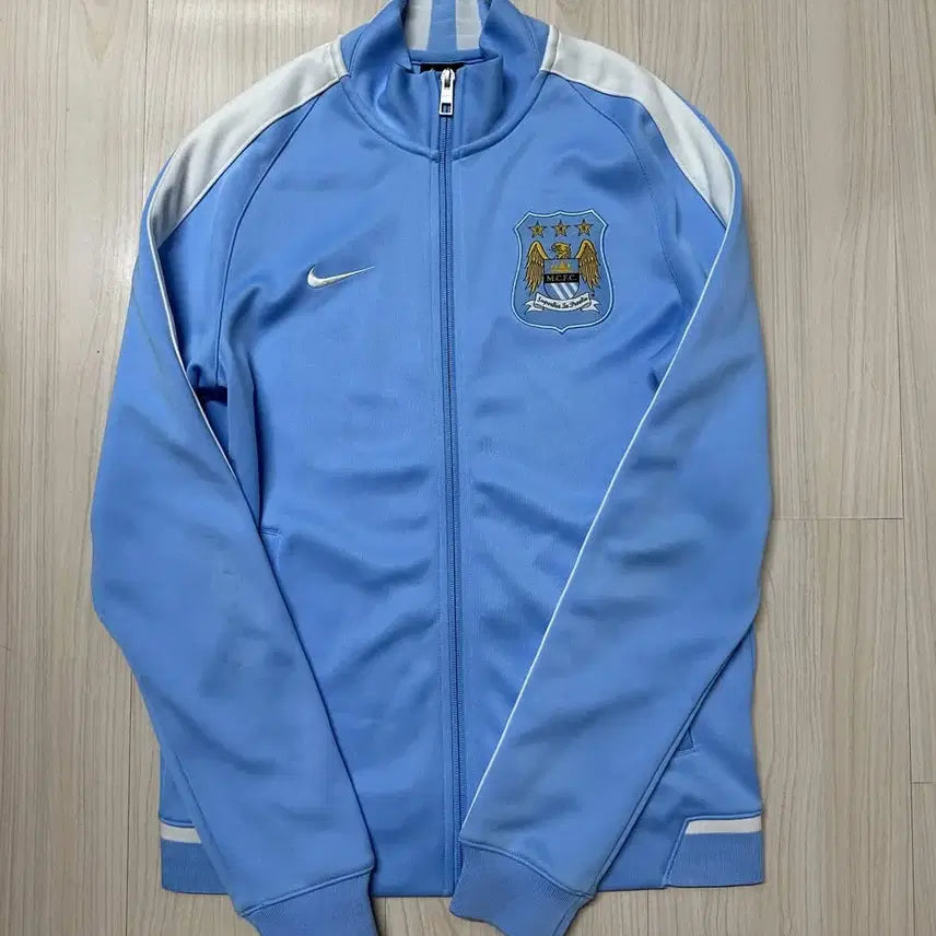 [BUNJANG] Nike Manchester City Sky Blue Track Top Jersey Zip-up / [S] 나이키 맨시티 스카이블루 트랙탑 저지 져지집업