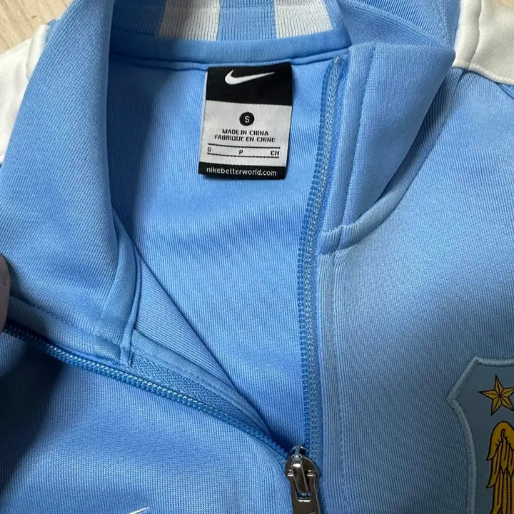 [BUNJANG] Nike Manchester City Sky Blue Track Top Jersey Zip-up / [S] 나이키 맨시티 스카이블루 트랙탑 저지 져지집업