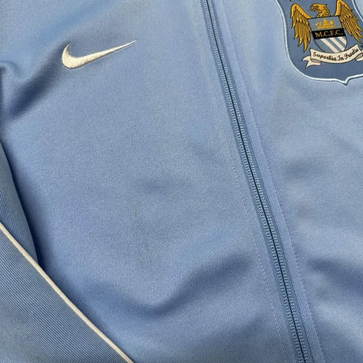 [BUNJANG] Nike Manchester City Sky Blue Track Top Jersey Zip-up / [S] 나이키 맨시티 스카이블루 트랙탑 저지 져지집업
