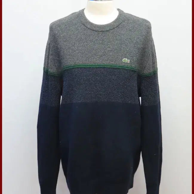 [BUNJANG] Lacoste Navy Round Neck Knit 100 Size / 라코스테/곤색 라운드넥니트/100사이즈/따봉구제(H-6)