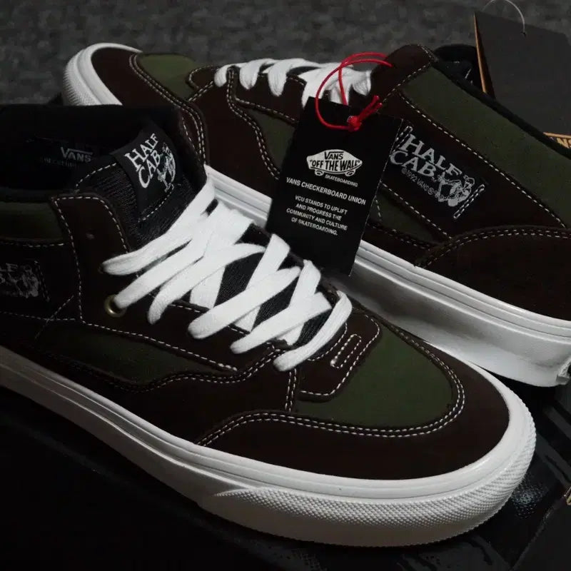 [BUNJANG] Vans Skate Half Cab 92 VCU Brown Sneakers / (280)(마지막한점) 반스 스케이트 하프캡 92 VCU 브라운