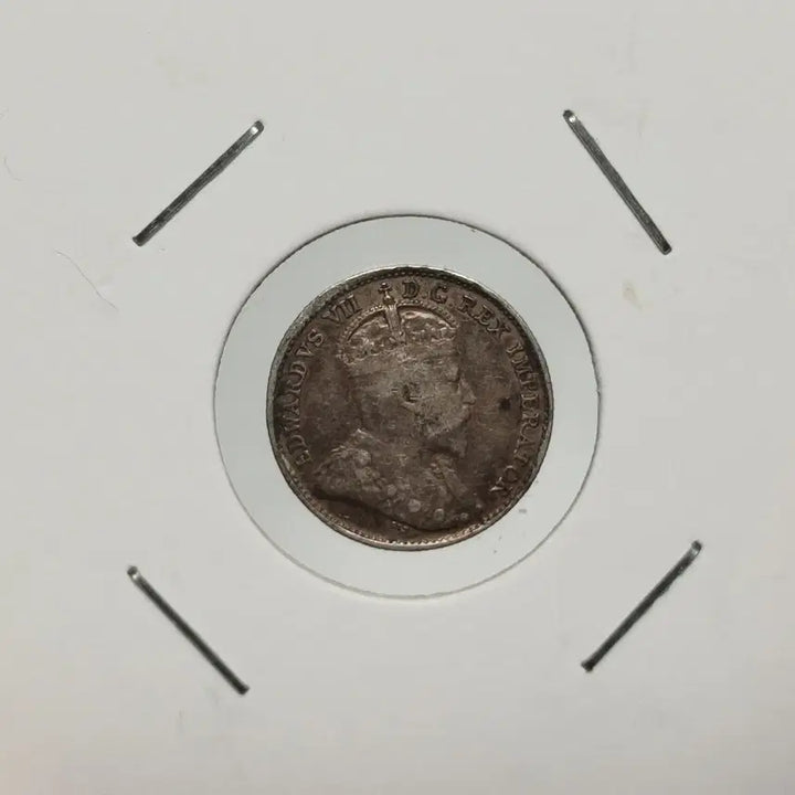 [BUNJANG] 1910 Canada 5 Cent Silver Coin / 1910년 캐나다 5센트 은화
