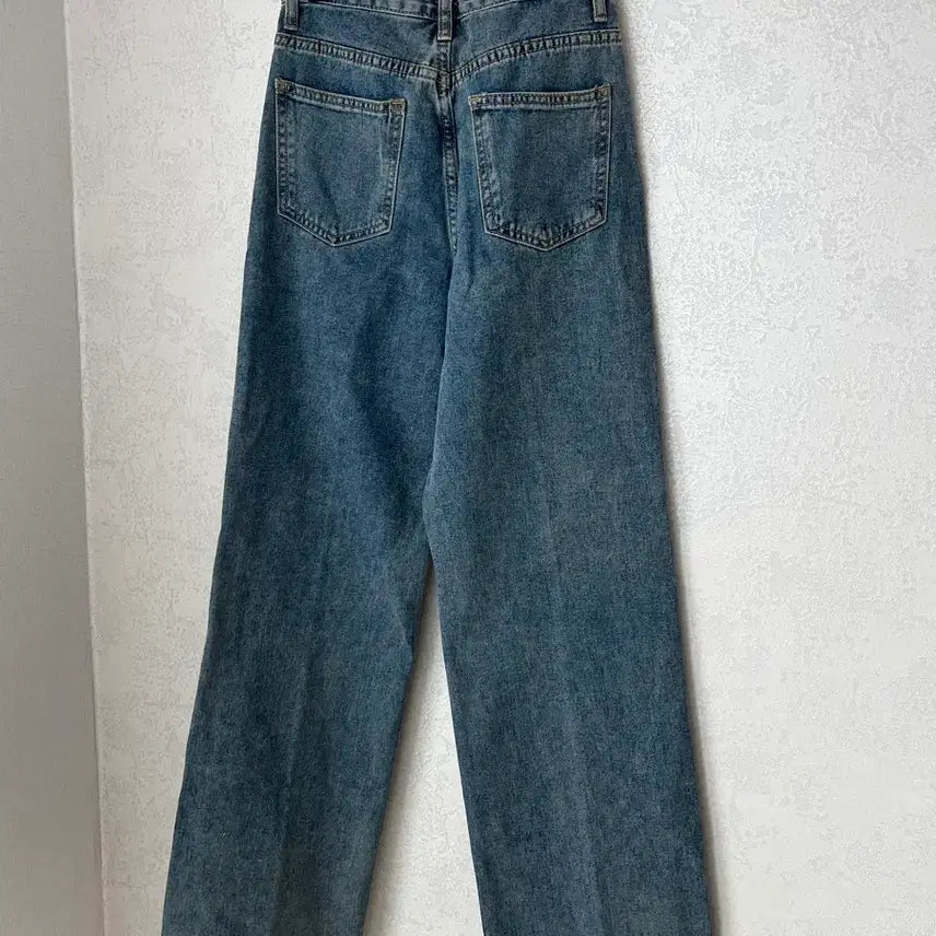 [BUNJANG] Light Wash Denim Wide Pants / (새상품) 연청 데님 와이드 팬츠