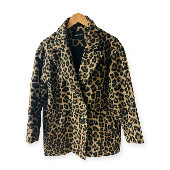 [BUNJANG] SIGREAT Leopard Pattern Jacket / SIGREAT 레오파드 패턴 자켓 (S~L사이즈 모두 가능)