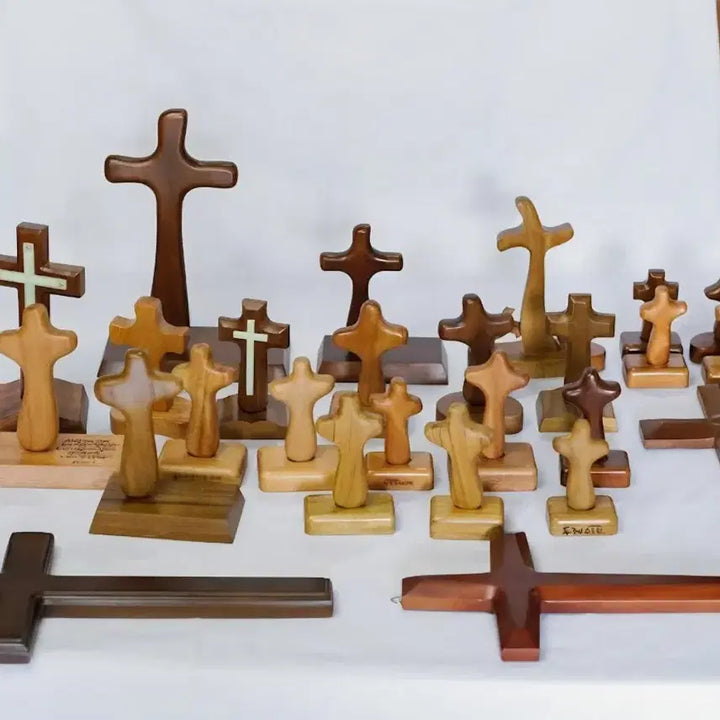[BUNJANG] Wooden Tabletop Cross / 탁상십자가