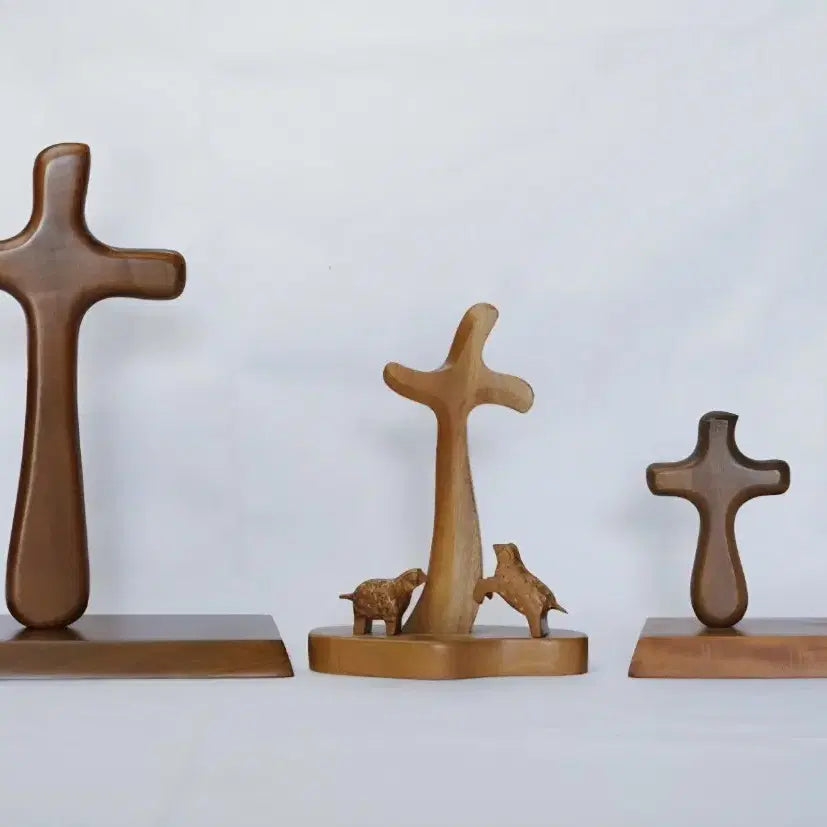 [BUNJANG] Wooden Tabletop Cross / 탁상십자가