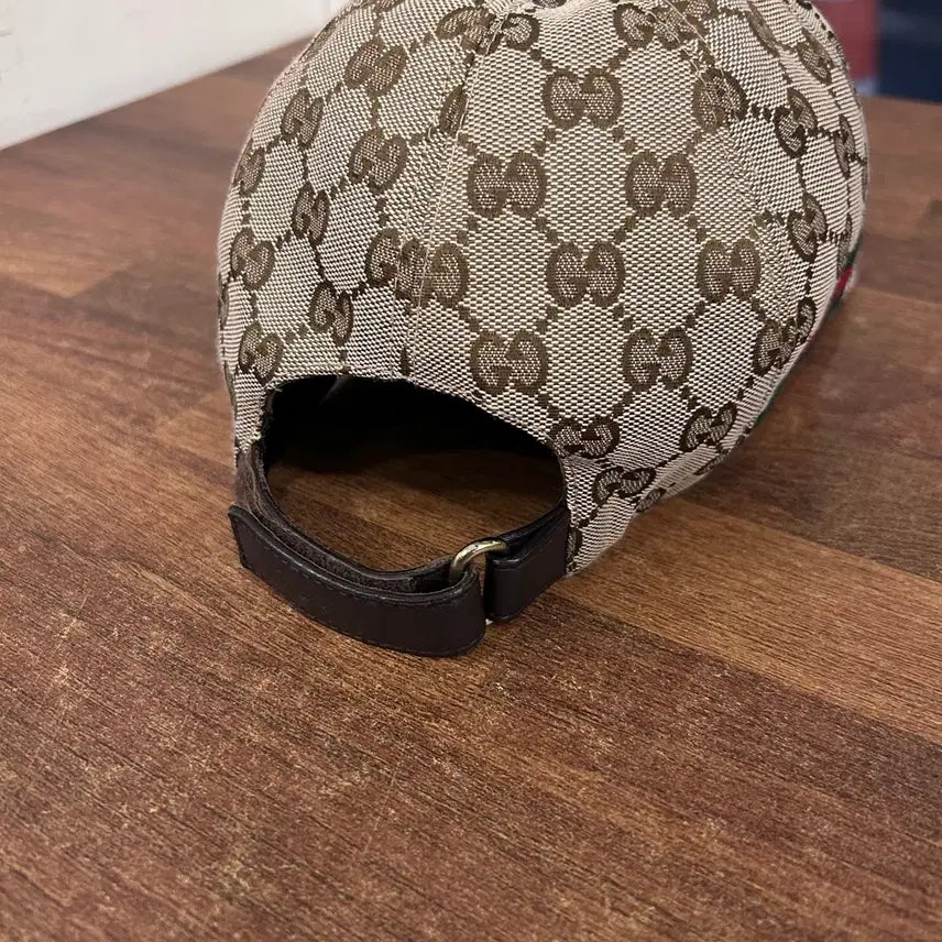 [BUNJANG] Gucci Original GG Canvas Logo Baseball Cap / 구찌 오리지널 GG 컨버스 로고 베이스볼캡