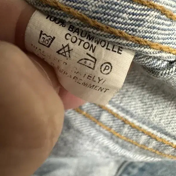 [BUNJANG] XL Cotton 100% Oversized Two-Pocket Denim Jacket / [XL] JPN 코튼100% 오버핏 투포켓 캐주얼데님자켓