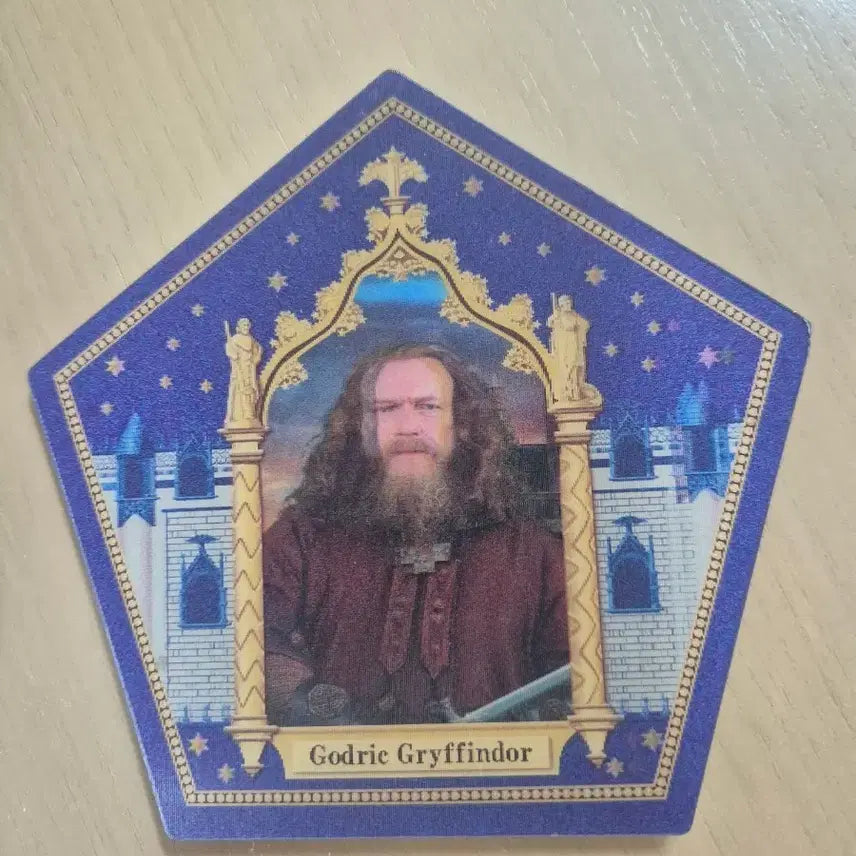 [BUNJANG] Universal Studios Harry Potter Chocolate Frog Godric Gryffindor Hologram Photocard / 유니버셜 스투디오 해리포터 초콜릿 개구리 홀로그램 포토 카드 (고드릭)