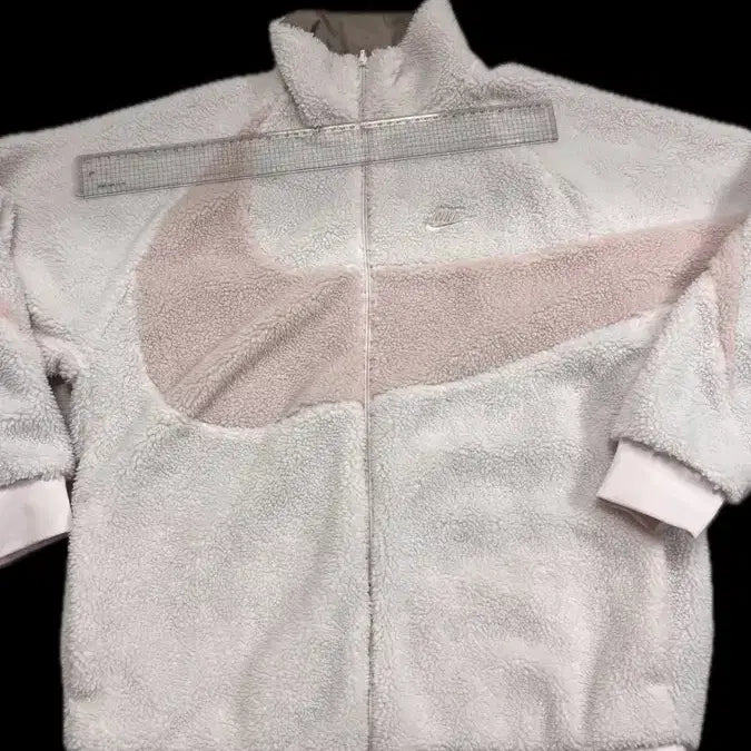 [BUNJANG] Nike Swoosh Fleece Jacket Baby Pink / 반값! 나이키 스우시 플리스 자켓 핑크 갸루 히메 베이비핑크