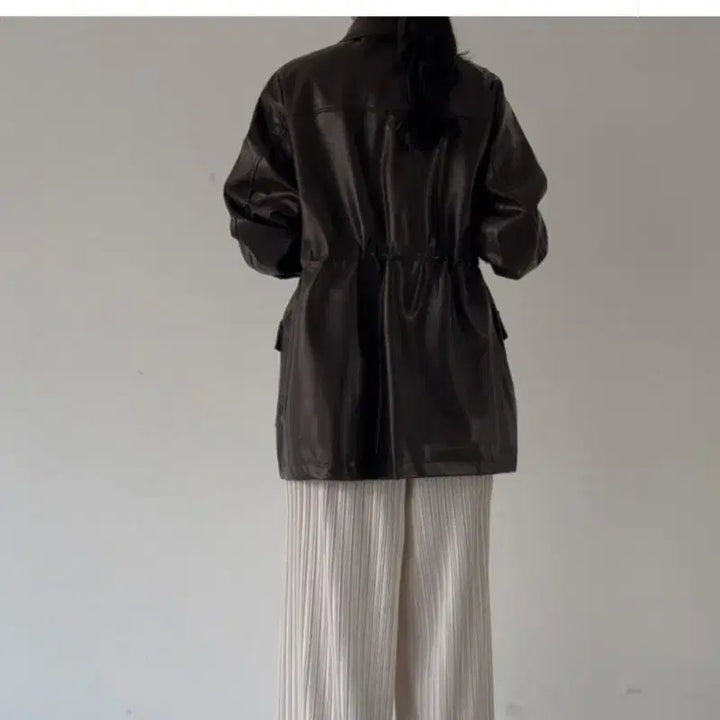 [BUNJANG] Bonru Pleated Pants (Black) - S Size / 본루 플리츠팬츠(블랙)