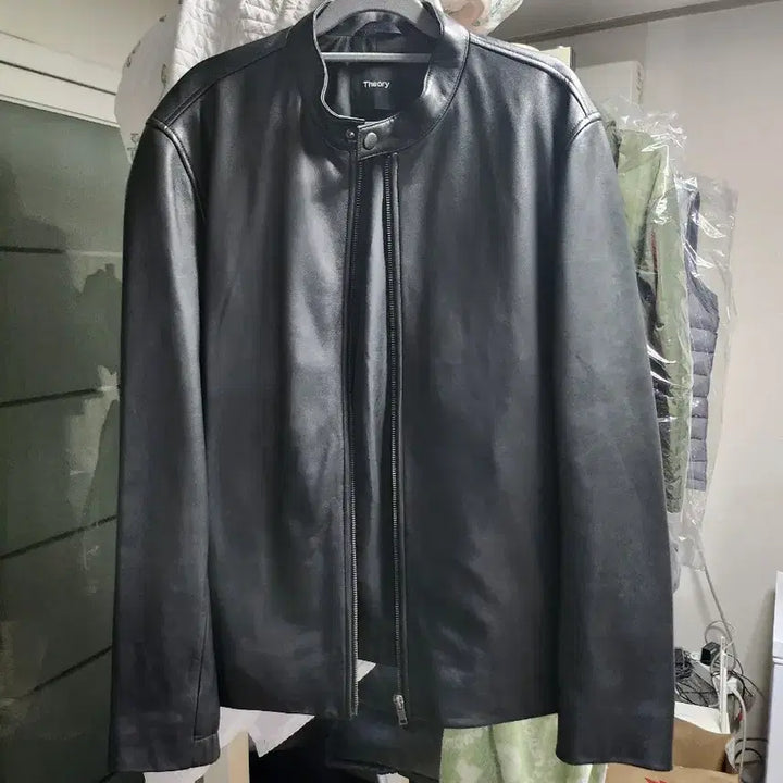 [BUNJANG] Theory Leather Jacket / 띠어리 레더 가죽 자켓 새제품