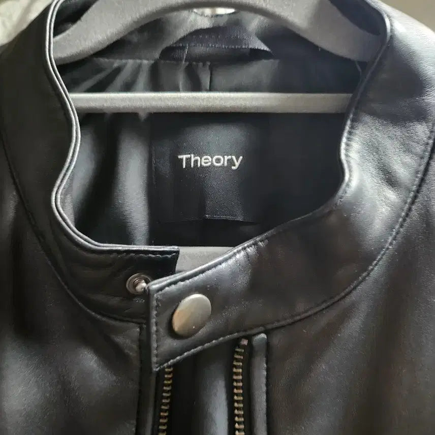 [BUNJANG] Theory Leather Jacket / 띠어리 레더 가죽 자켓 새제품