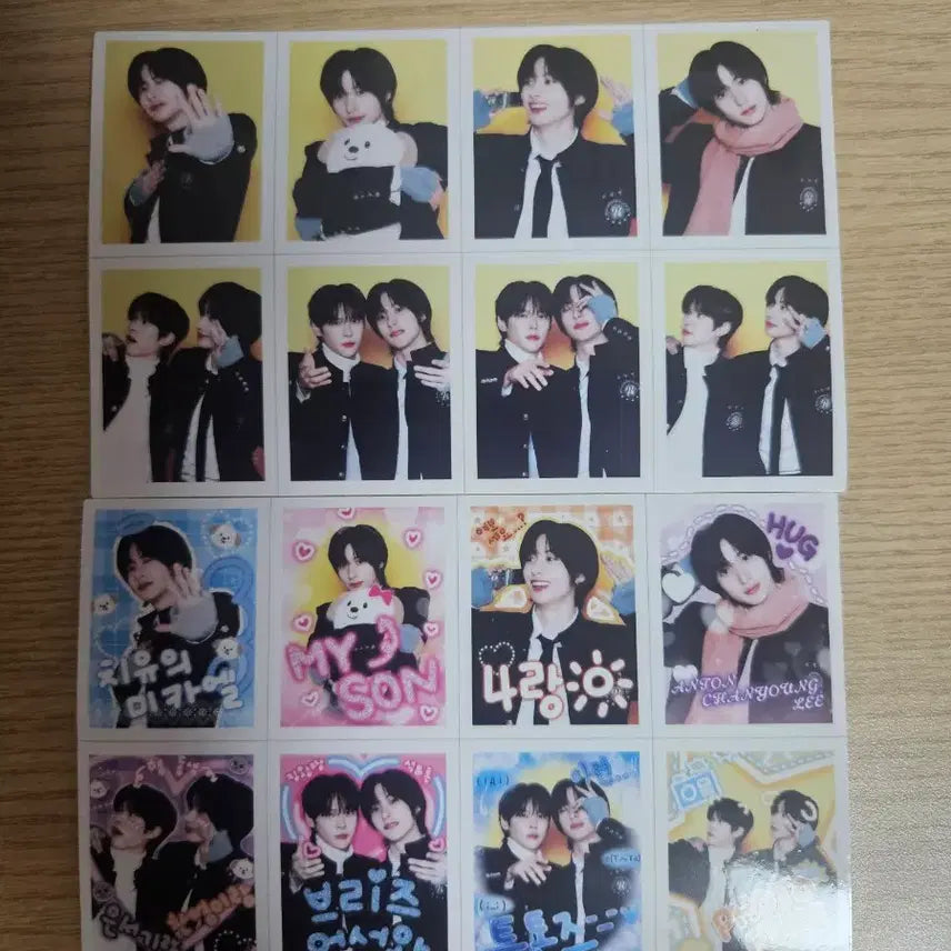 [BUNJANG] RIIZE Anton Hug Special MD Photo Sticker, Polaroid / 라이즈 앤톤 허그 스페셜엠디 증명사진 스티커 프리쿠라 폴라로이드