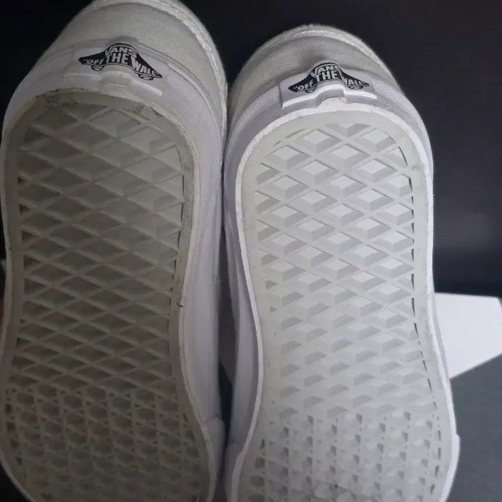 [BUNJANG] Vans Old Skool True White Sneakers / 반스 올드스쿨 트루화이트 225