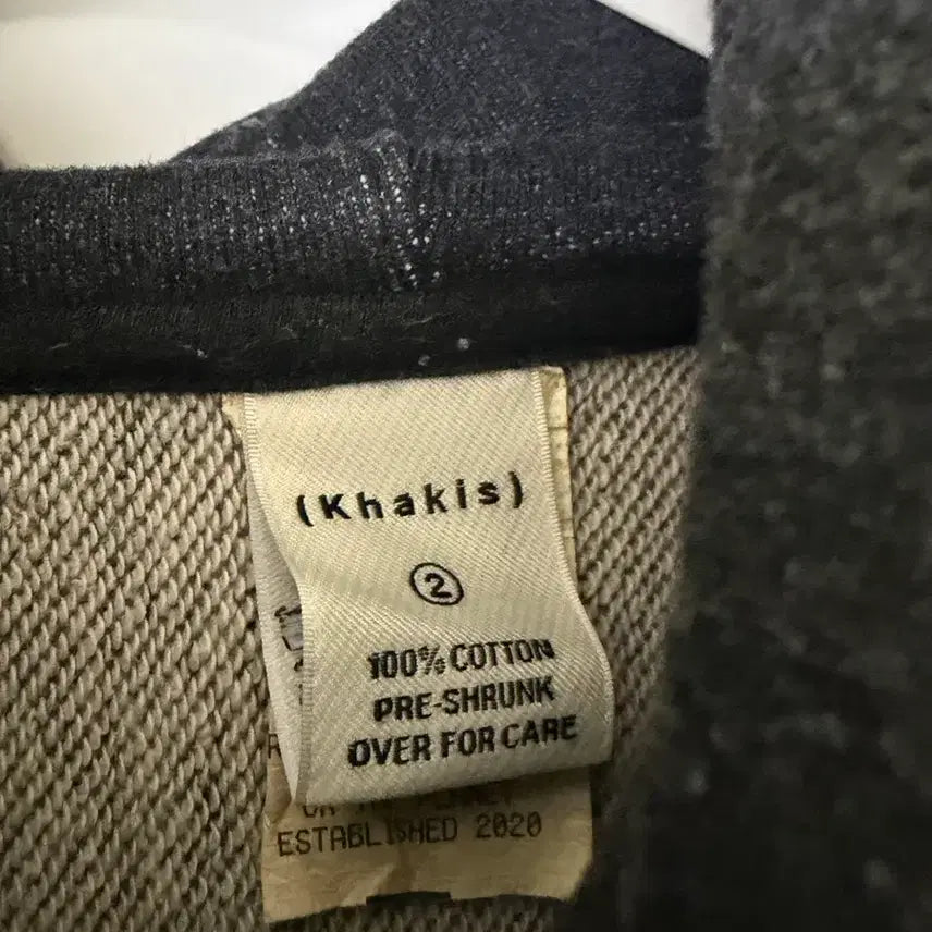 [BUNJANG] Kakish Header Stock Hoodie Black / 카키스 헤더 스탁 스톡 후디 블랙