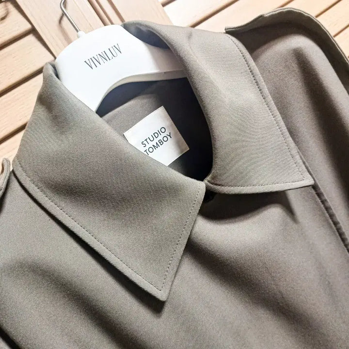 [BUNJANG] TOMBOY Double Trench Coat / [FREE] 여성 스튜디오 톰보이 더블 트렌치 코트 TOMBOY 오버핏