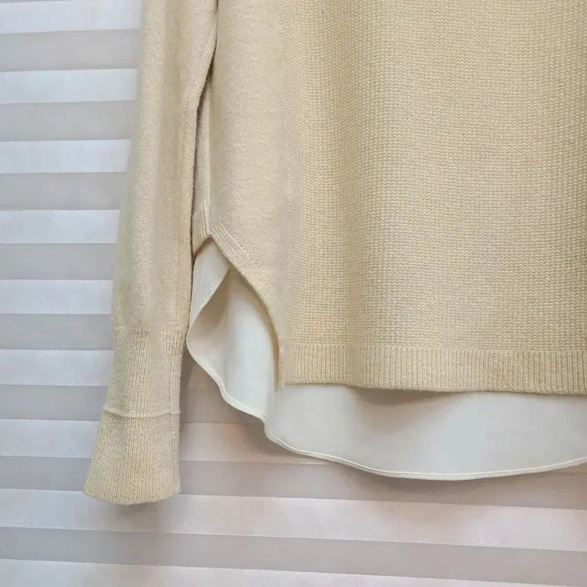 [BUNJANG] System Wool 100% Knit Blouse / 시스템> 울100 니트 블라우스