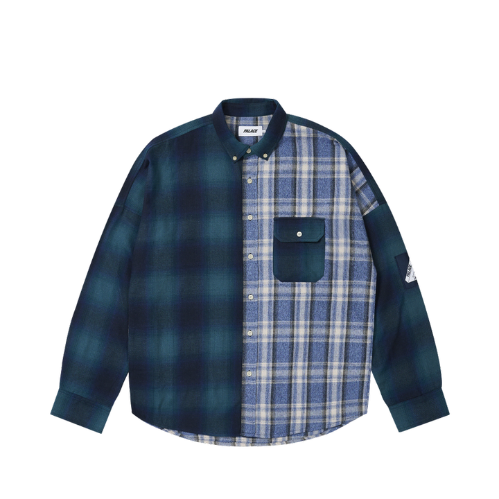 [BUNJANG] Palace Patch Flannel Shirt 26SS / [해외] 팔라스 패치 프란넬 셔츠 26SS