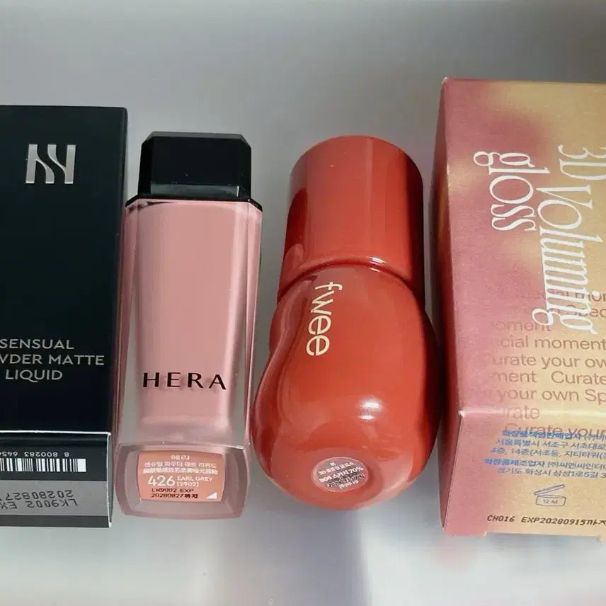 [BUNJANG] Hera & fwee Lip Set / 헤라 얼그레이 fwee 퓌 틴트 센슈얼 파우더 일괄 립스틱