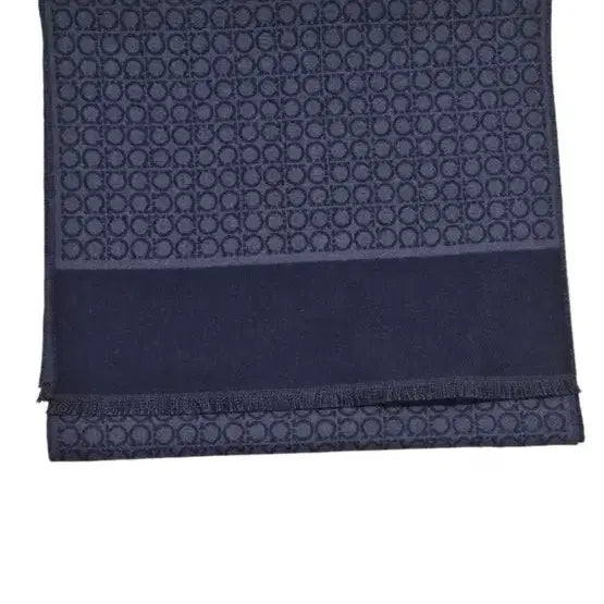 [BUNJANG] Ferragamo Navy Muffler / 페라가모 네이비 머플러 선물포장 - 백화점교환가능