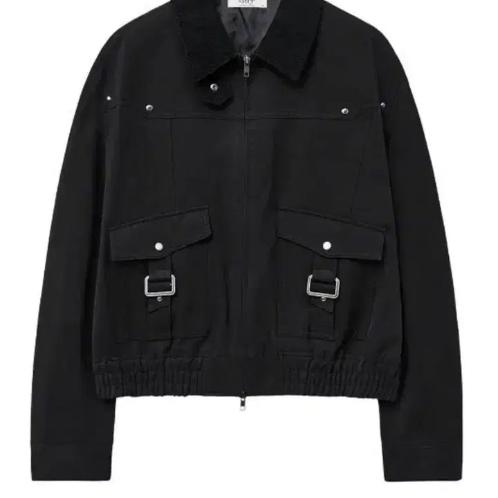 [BUNJANG] Elmood Hunting Blouson Jacket Black / 엘무드 체스터 헌팅 블루종 자켓 블랙 46