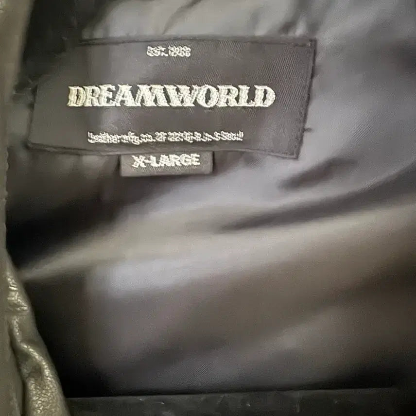 [BUNJANG] Dream World A-2 Jacket Vegan Leather / 드림월드 A-2 자켓 비건레더