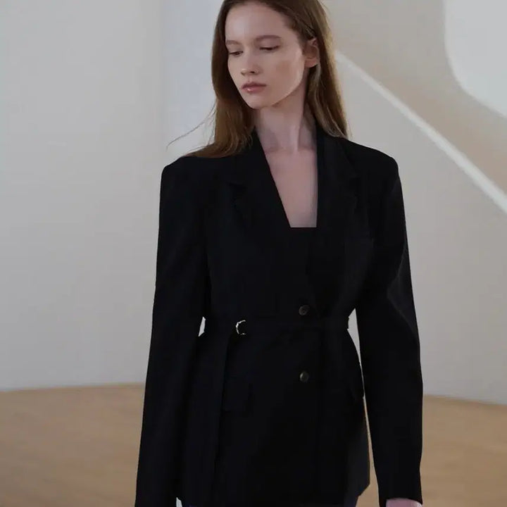 [BUNJANG] Hwa Martine Jet Black Jacket / 하와 마띠네 자켓 완전새상품