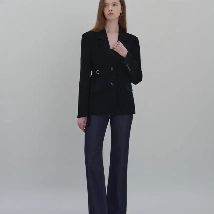 [BUNJANG] Hwa Martine Jet Black Jacket / 하와 마띠네 자켓 완전새상품