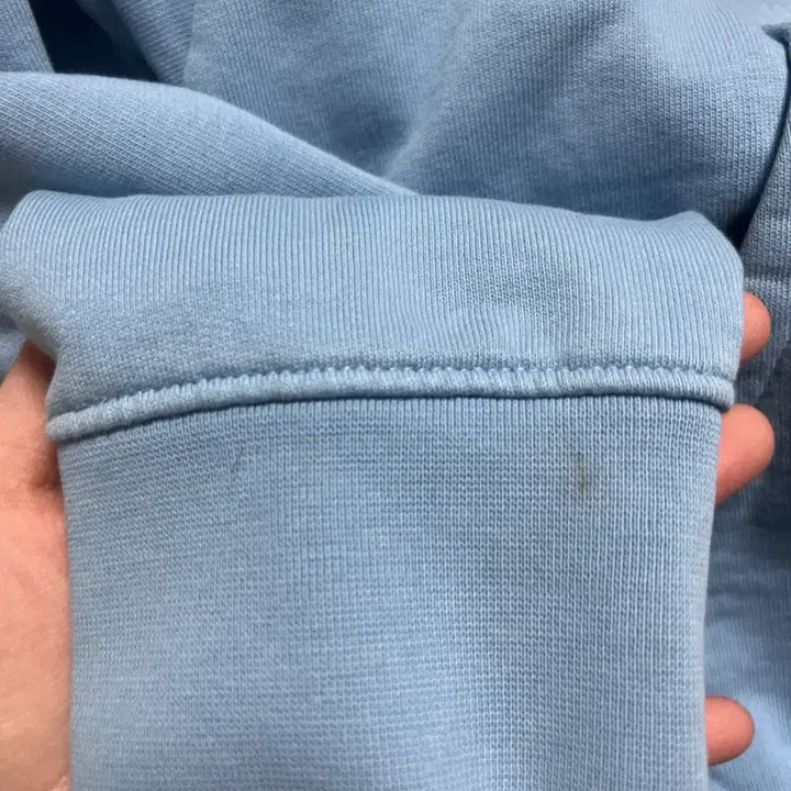 [BUNJANG] Calvin Klein Sky Blue Hoodie / 캘빈클라인 스카이블루 후드티