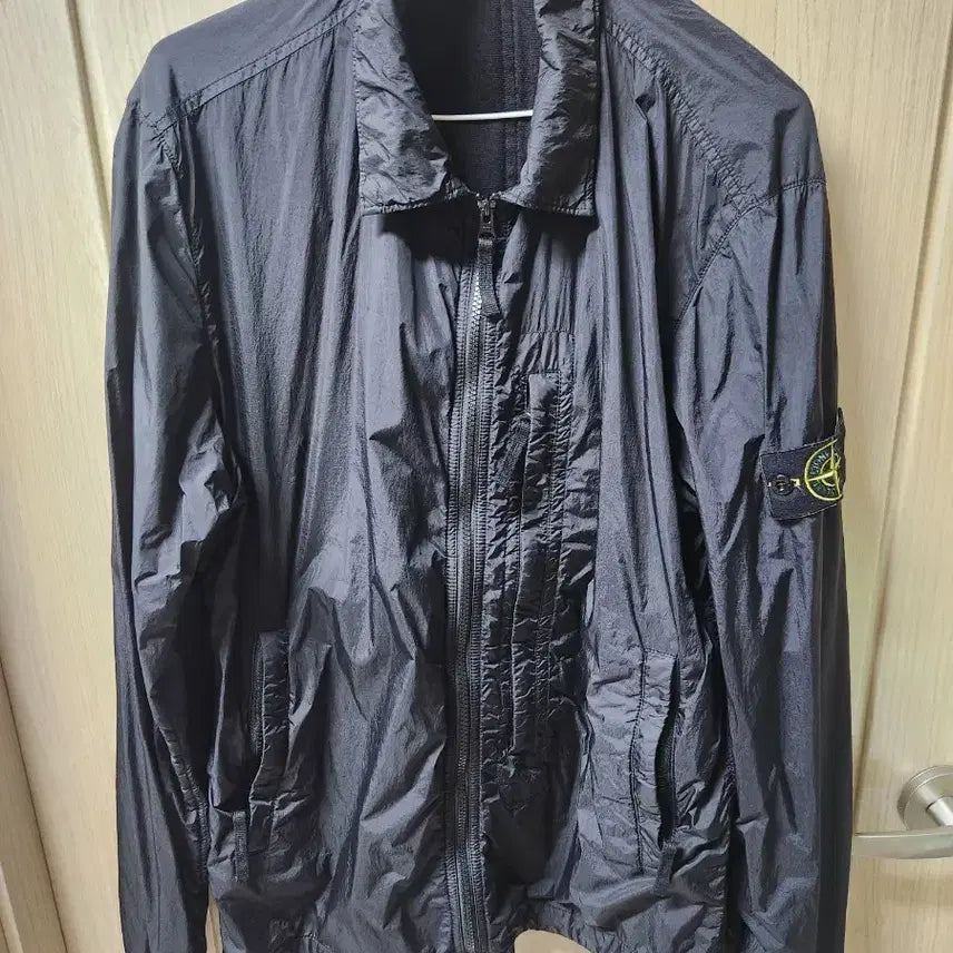[BUNJANG] Stone Island Crinkle Reps Jacket - Black - M Size / 스톤아일랜드 블랙 크링클랩스 20fw m사이즈 팝니다.