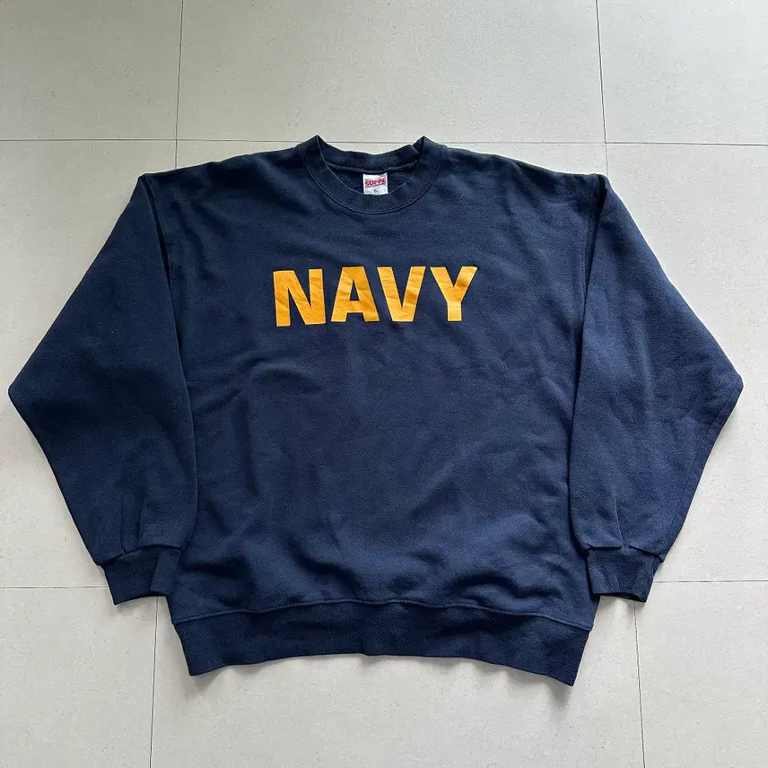 [BUNJANG] SOFFE NAVY Sweatshirt XL / SOFFE 소피 미해군 NAVY 맨투맨 XL