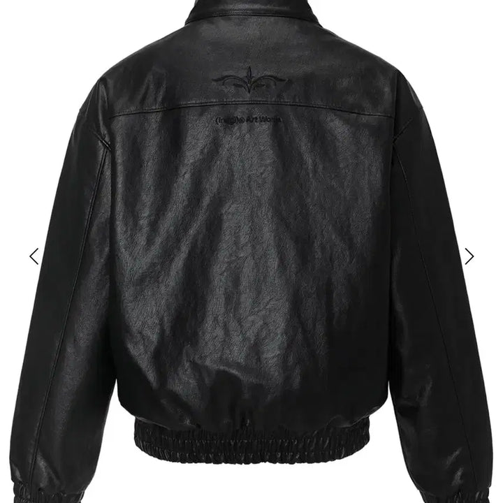 [BUNJANG] Inegii Embroidered Leather Bomber Jacket / Embroidered Leather Bomber Jacket 이네기