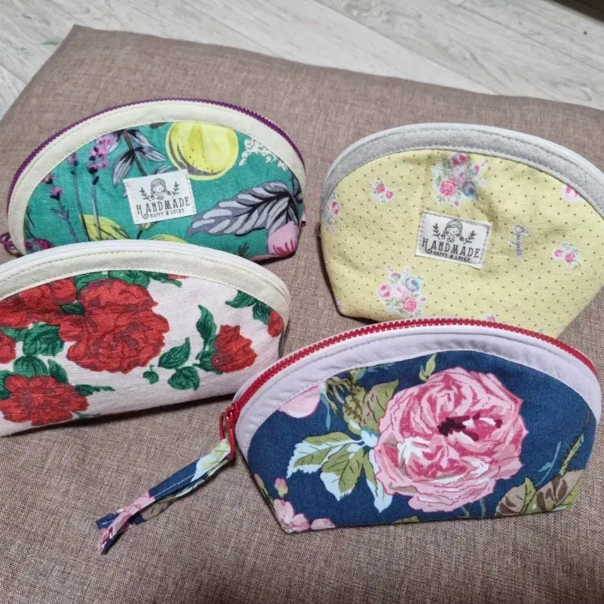 [BUNJANG] Handmade Linen Pouch Set / 핸드메이드 린넨 파우치