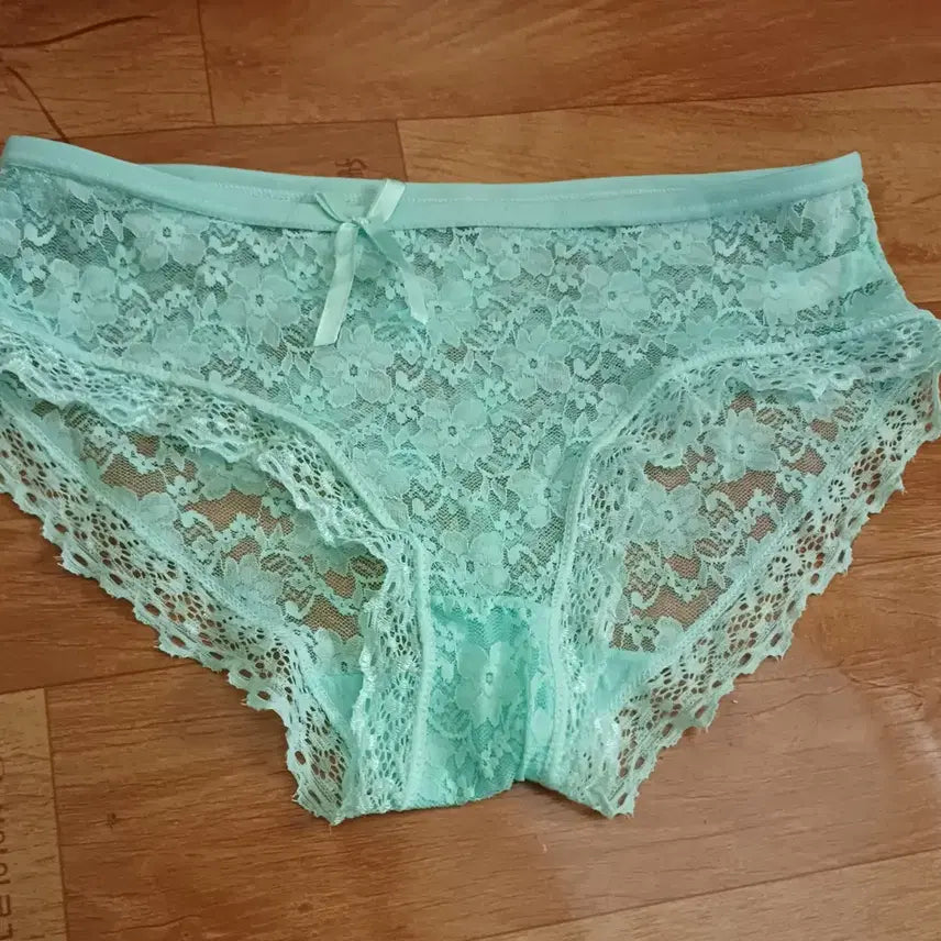 [BUNJANG] Mint Lace Panties / 민트 레이스  팬티+