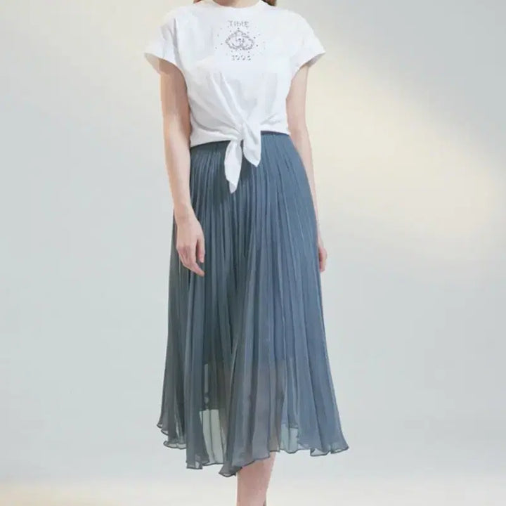[SOLD OUT] [새상품]타임 플리츠스커트 55사이즈 비품