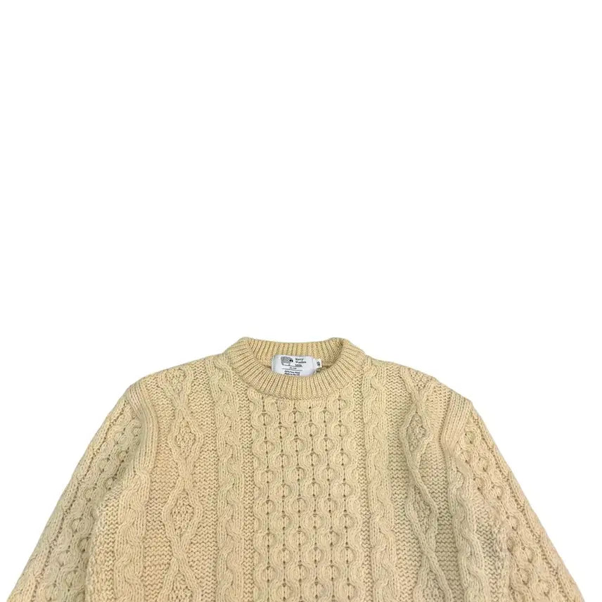 [BUNJANG] Kerry Woollen Mills Aran Cable Knit Sweater / 케리울른밀즈 아란 케이블 니트 40사이즈 정품 상태 A