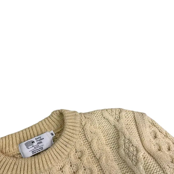 [BUNJANG] Kerry Woollen Mills Aran Cable Knit Sweater / 케리울른밀즈 아란 케이블 니트 40사이즈 정품 상태 A
