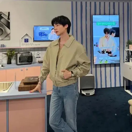 [BUNJANG] RECTO Lucas Beige Leather Handbag / 렉토 루카스베이지 레더 L사이즈 새상품