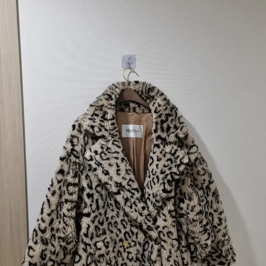 [BUNJANG] Max Mara Leopard Pattern Fur Coat / 막스마라 레오파드 패턴 퍼 코트