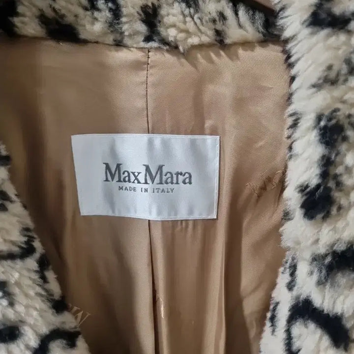 [BUNJANG] Max Mara Leopard Pattern Fur Coat / 막스마라 레오파드 패턴 퍼 코트