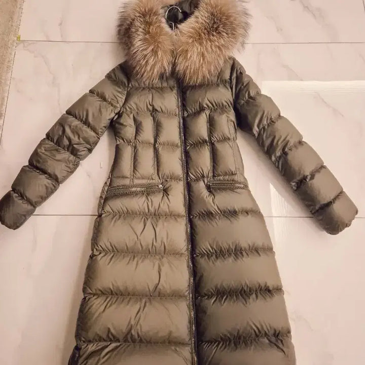 [BUNJANG] Moncler Bady Long Down Jacket / (정품)몽클레어 보에딕  롱 카키 다운 쟈켓 00(44~마른55)주말동안