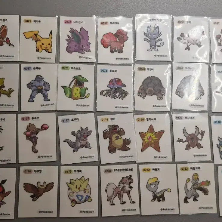 [BUNJANG] Pokemon Tteokbokki Stickers Bundle Set / [급처]포켓몬 띠부씰
