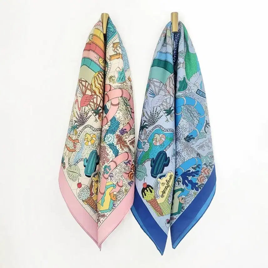 [BUNJANG] 인조실크 빅스카프(90cm) / 인조실크 빅스카프(90cm)