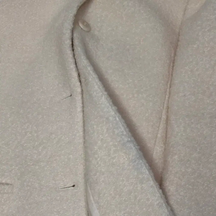 [BUNJANG] Nokseop Boucle Wool Jacket Cream (Medium) / 녹섭 부클 울 자켓 크림_미디움 사이느