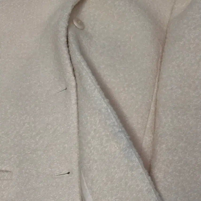 [BUNJANG] Nokseop Boucle Wool Jacket Cream (Medium) / 녹섭 부클 울 자켓 크림_미디움 사이느